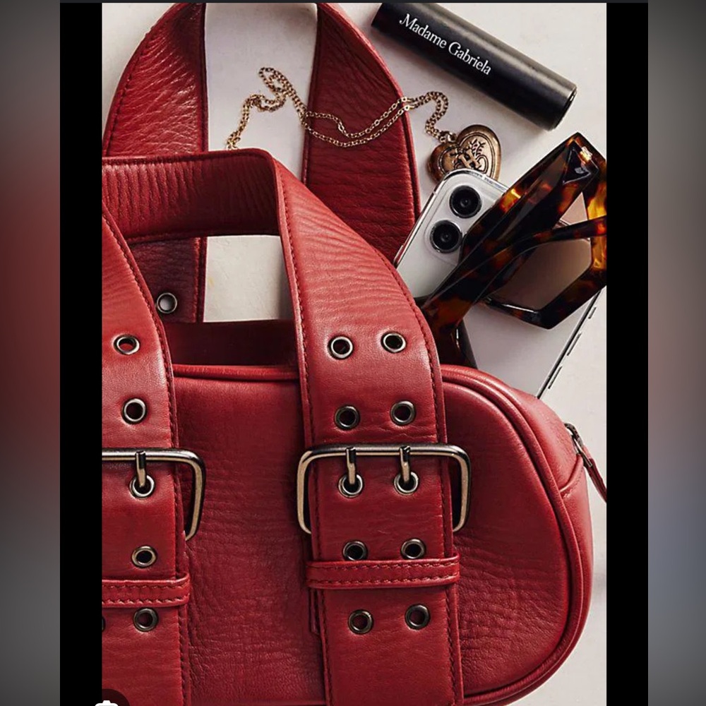 NWT Free People Say Yes Leather Bag